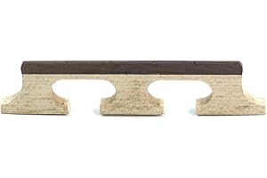 MLAVAL GUITAR PARTS Replacement Banjo bridge For 4 String Banjos Slotted,Maple base