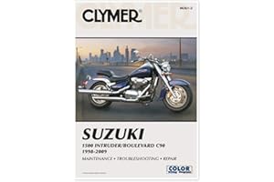 Clymer Publications MANUAL SUZ INTRUDER/BLVD 98-07 Manuals & Videos Clymer ManualSUZUKI 1500 INTRUDER/BOULEVARD C90 98-07 - M261