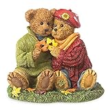 Boyds Bears Resin HAWTHORNE AND WILLOW...FALL IN LOVE 4044567 Autumn