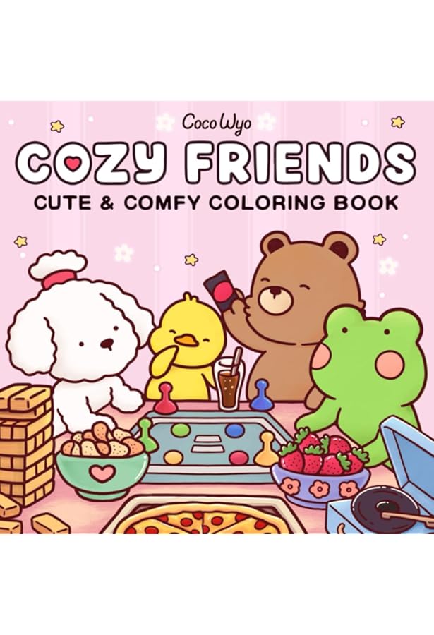 La Vie Urbaine De Fuzzy : Livre De Coloriage Cozy & Détente