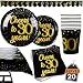 82 Piece 30th Birthday or Anniversary Party Supplies Set Including Plates, Cups, Napkins,Banner and Tablecloth, Serves 20 primary
