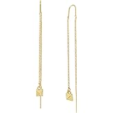 AllSaints Women's Pyramid Threader Earrings
