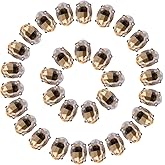 Champagne Rhinestones Oval Sew On Rhinestone 50pcs 10x14mm Flatback Rhinestones with Silver Prongs for Crafts Clothes Dresses Shoes Jewelry Making