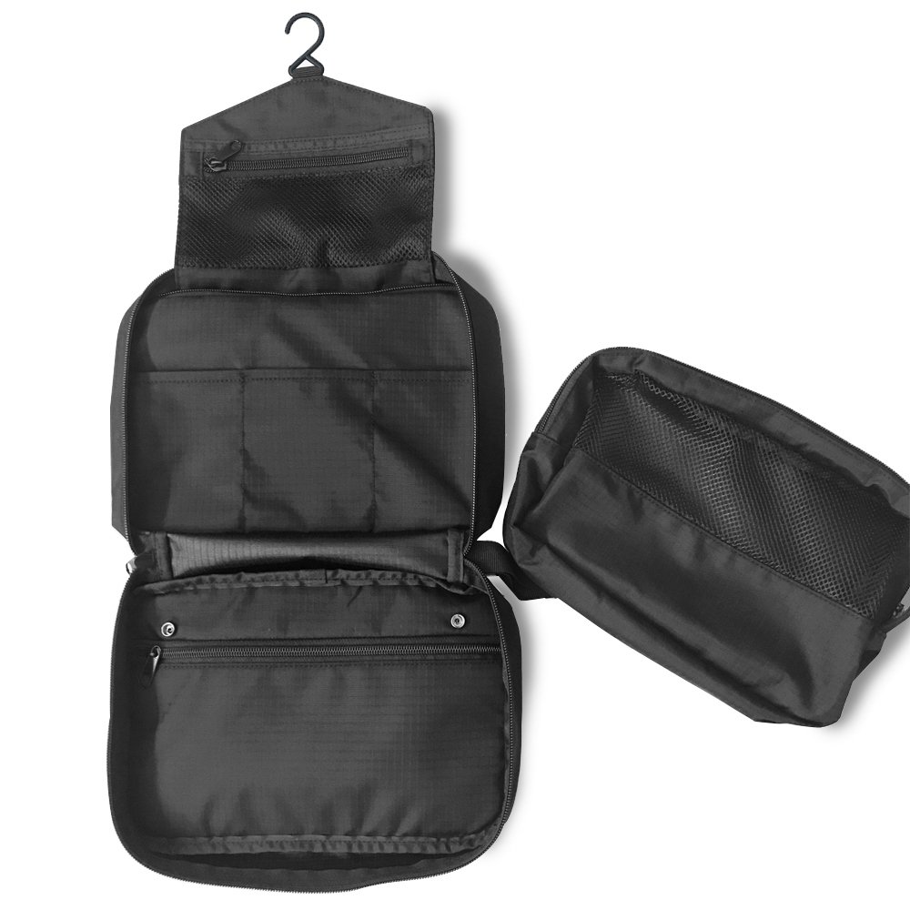EyHome Portable Hanging Travel Toiletry Bag Organizer Storage for Men Women Cosmetic Makeup Bag Shaving Kit with Hanging Hook for vacation