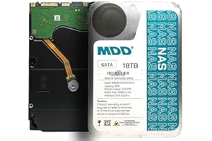 MDD MAXDIGITALDATA MDD (MD18TSATA25672NAS) 18TB 7200 RPM 256MB Cache SATA 6.0Gb/s 3.5" Internal NAS Hard Drive - 5 Years Warranty