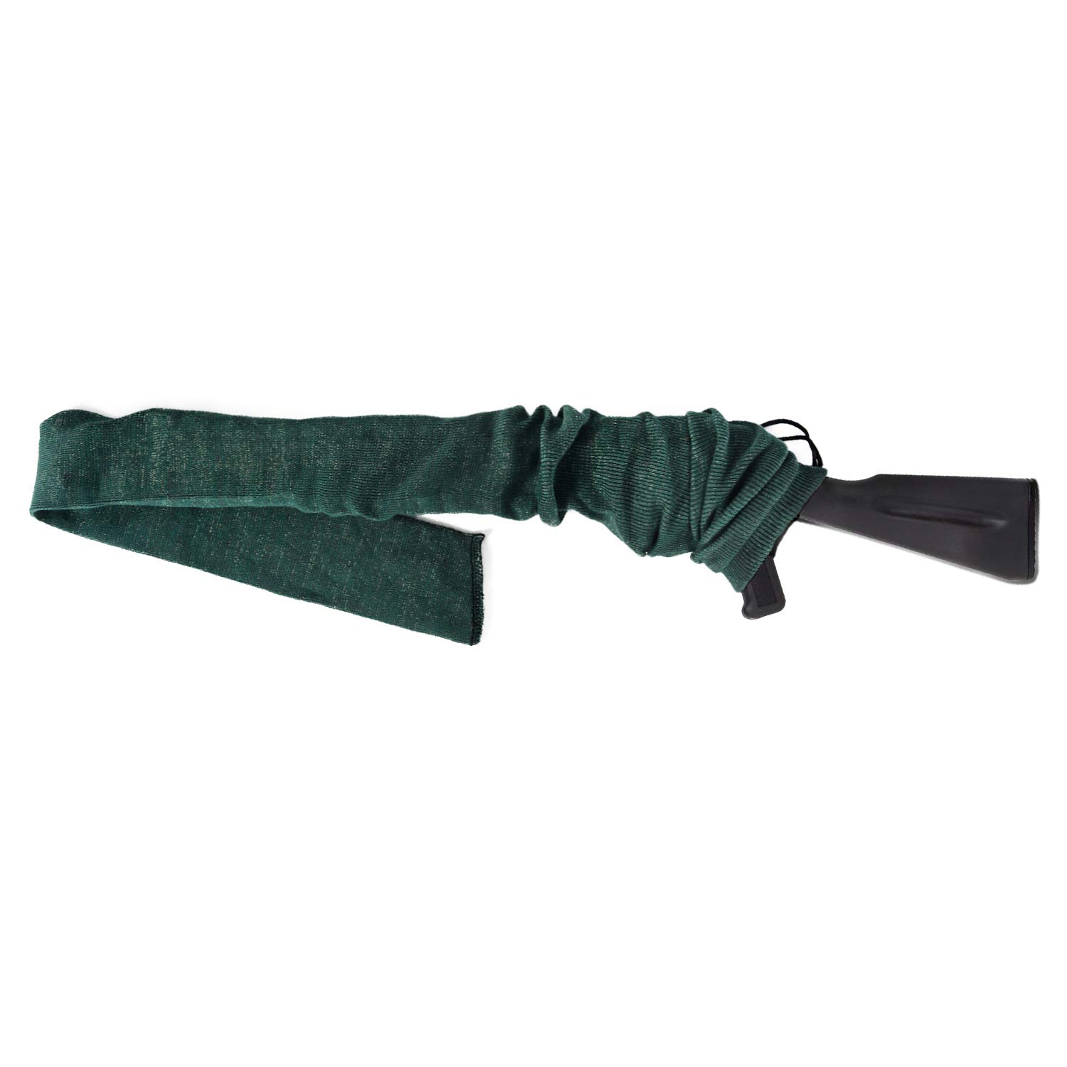 GUNGULUZA Gun Socks 54 Inch Silicone Silicone Treated Storage Cases for Shotgun Rifle (A-green-54'')