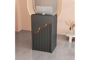 LUUTTDM Reception Room Tables,Reception Desk Counter Table,Retail Counter Reception Desk with Drawer Storage,Cashier Front Desk Open,Simple Cashier Cabinet,Reception Counter for Clothing Salon Shop Hotel