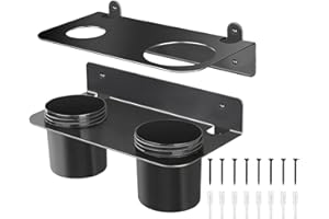 Wall Mounted Funnel Holder - Oil Funnel Hold Auto Shop Supplies With Removable Drip Cups Oil Jug Holder Rack | For Coolant Mo