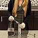 The Original Manual Coffee Grinder by Bean & Bistro - Adjustable Ceramic Burr, Stainless Steel Body, Portable