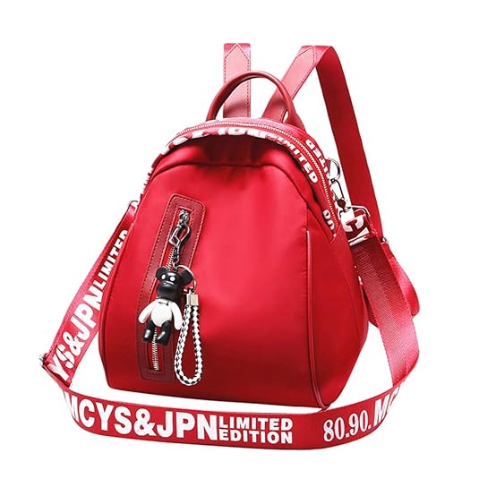 YAANCUN Damen Kleinen Rucksack Vintage Oxford Tuch Schultasche Daypacks Outdoor Umhängetasch