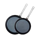 Viking Non Stick Frying Pans, Blue Carbon Steel