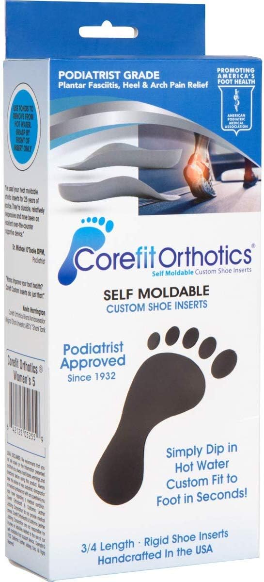 COREFIT CUSTOM FIT ORTHOTICS, Simply Dip in Hot Water. Custom Fit in Seconds. FIGHT PLANTAR FASCIITIS - Image 5