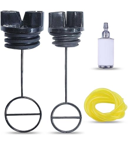 4 Tappi Carburante E Olio Per Motosega Poulan Wild Thing Woodshark - Ricambio 577858501 580940901 - Foto 6
