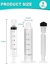5mL Luer Lock Syringes without Needle
