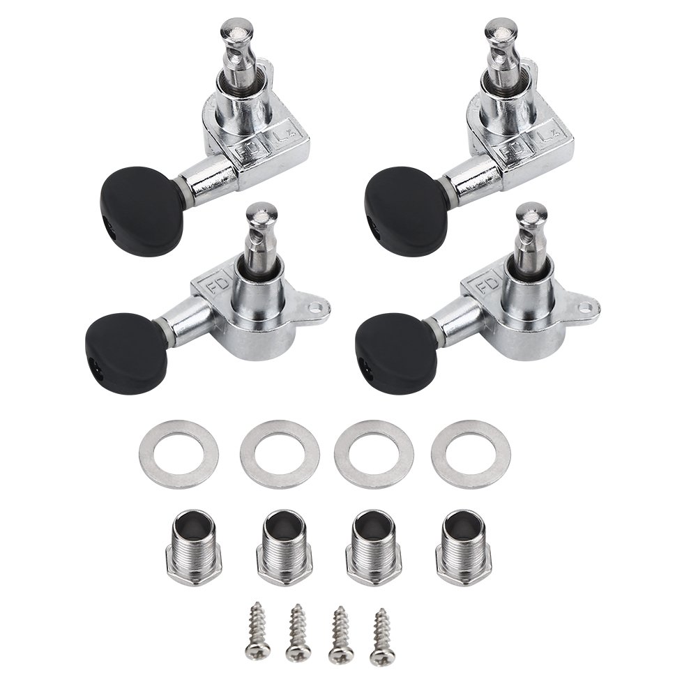Alomejor Machine Heads Tuning Pegs 2R2L Tuning Pegs String Tuning with Screws For Ukulele DIY Parts