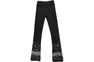 JoyCan Icefigure Skating Training Suit Children's Skating Pants With Rhinestone At The Hem