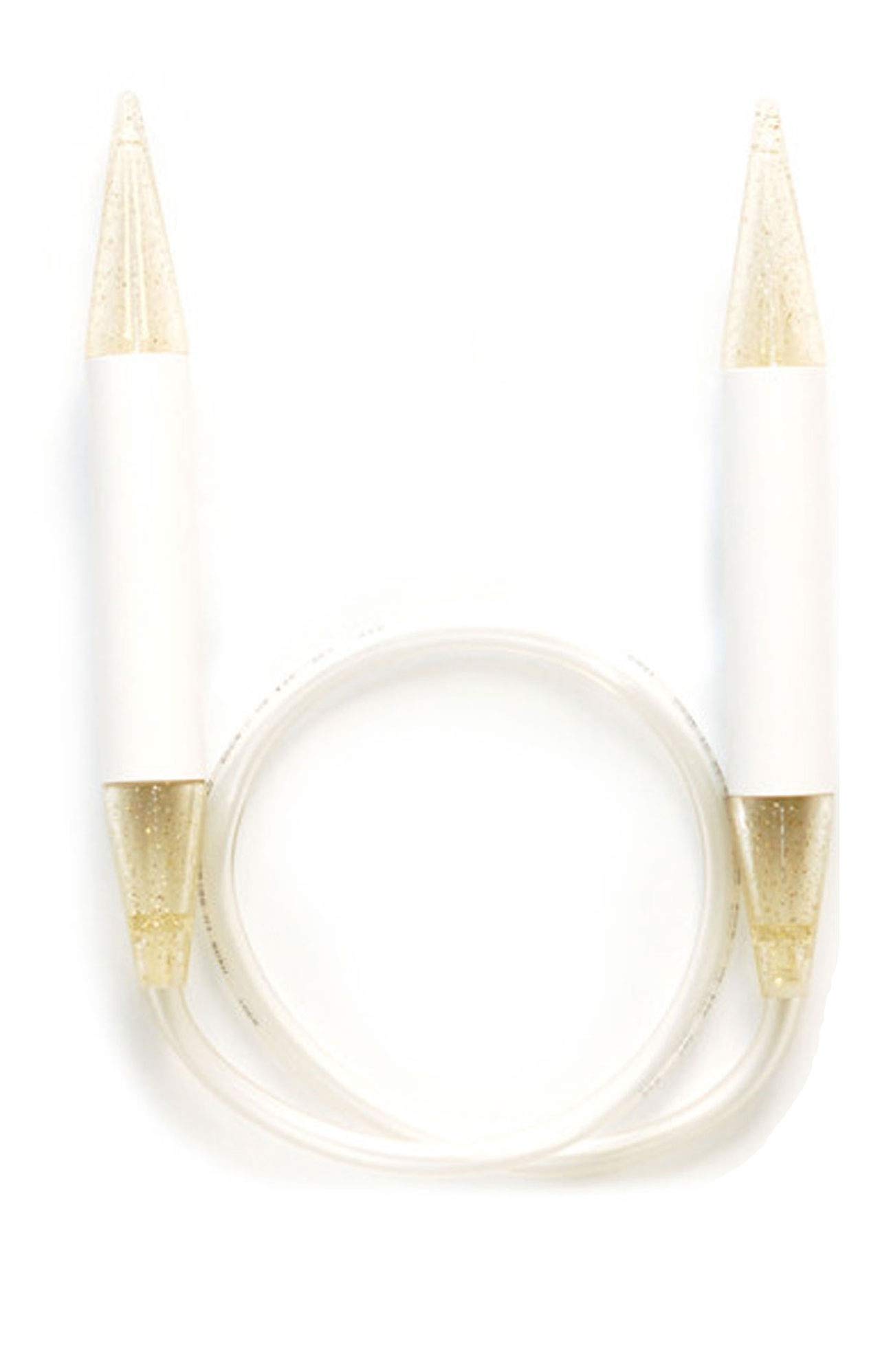 Addi Plastic Circular Needles, Champagne 80cm 20mm