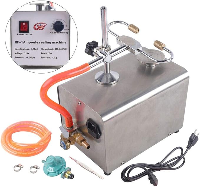 Ampoule Sealing Machine 110V Laboratory Ampoule Melting