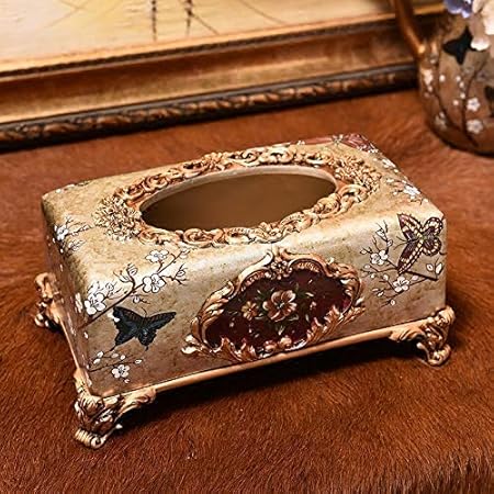 Organizador de baño Decoración de la Caja del Tejido de Resina del país Americano Sala de