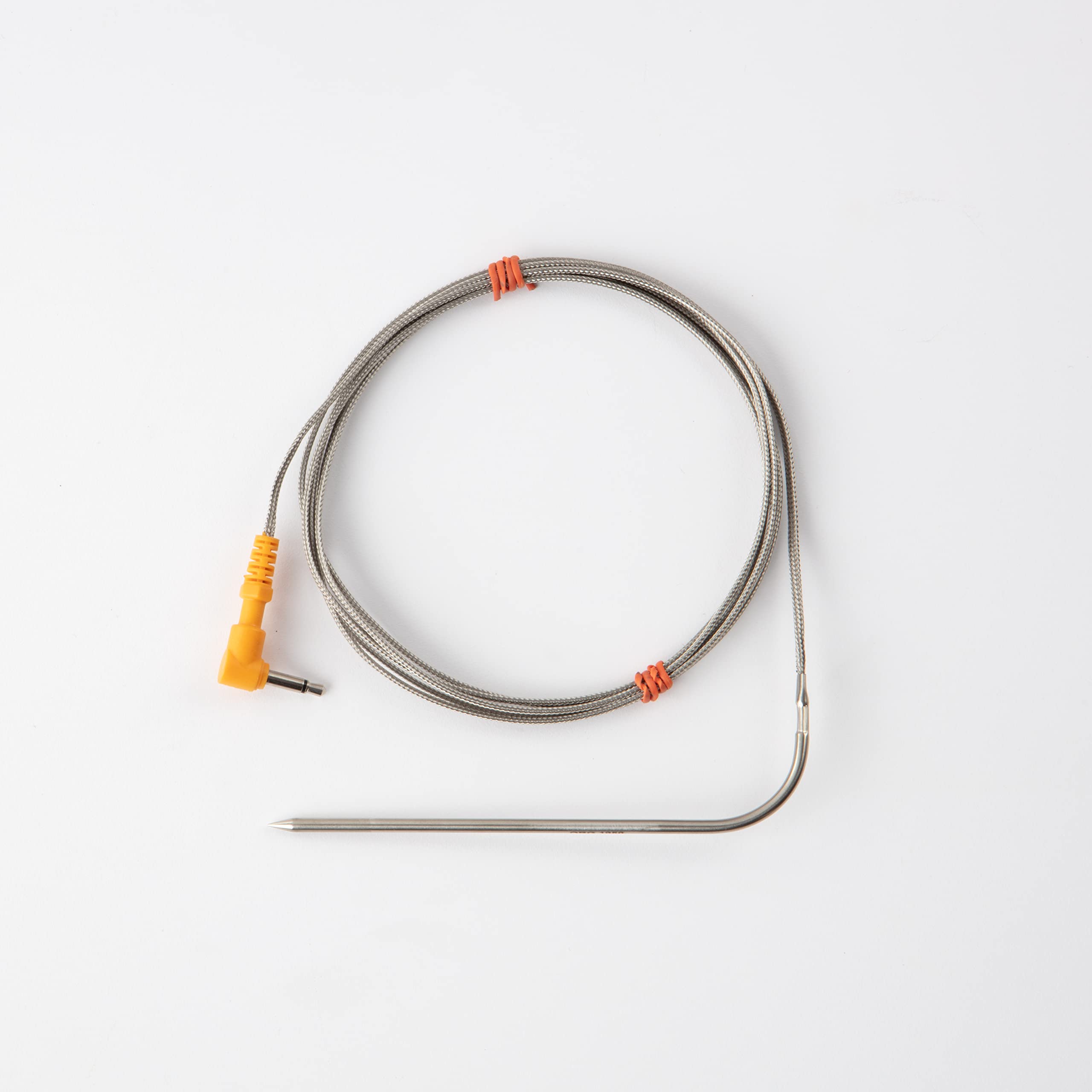 Flame Boss High-Temperature Meat Thermometer with 90° Plug (Orange)