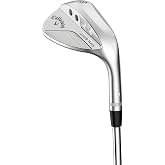 Callaway Jaws RAW Chrome Sand Wedge, Left Handed, 56&deg;-10&deg; (Bounce) S Grind, Steel, Wedge Flex, Standard
