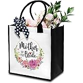 Dr.Baner Mother Of The Bride Tote Bag For Women, Canvas Tote Bag For Wedding Bachelorette Party, Beach Bag Gifts For Bridal Shower Wedding Friends -43