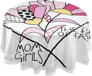 N\A Mesa de Escritorio Redonda Paño Lindo Interesante gráfico Patio