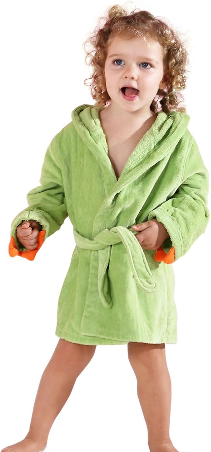 kids bathrobe towel