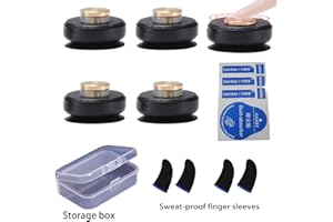 SHENZHENYINGTU 9 Pieces PUBG Mobile Controller Gaming Trigger Kits,5 Touch Screen Button Joystick Mobile Controller for phone tablet,4 Anti-Sweat Gaming Finger Gloves for game