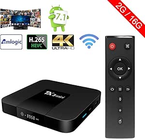 Tolina TV Box, Android 7.1 4 K Red Smart TV Caja con Rock ...