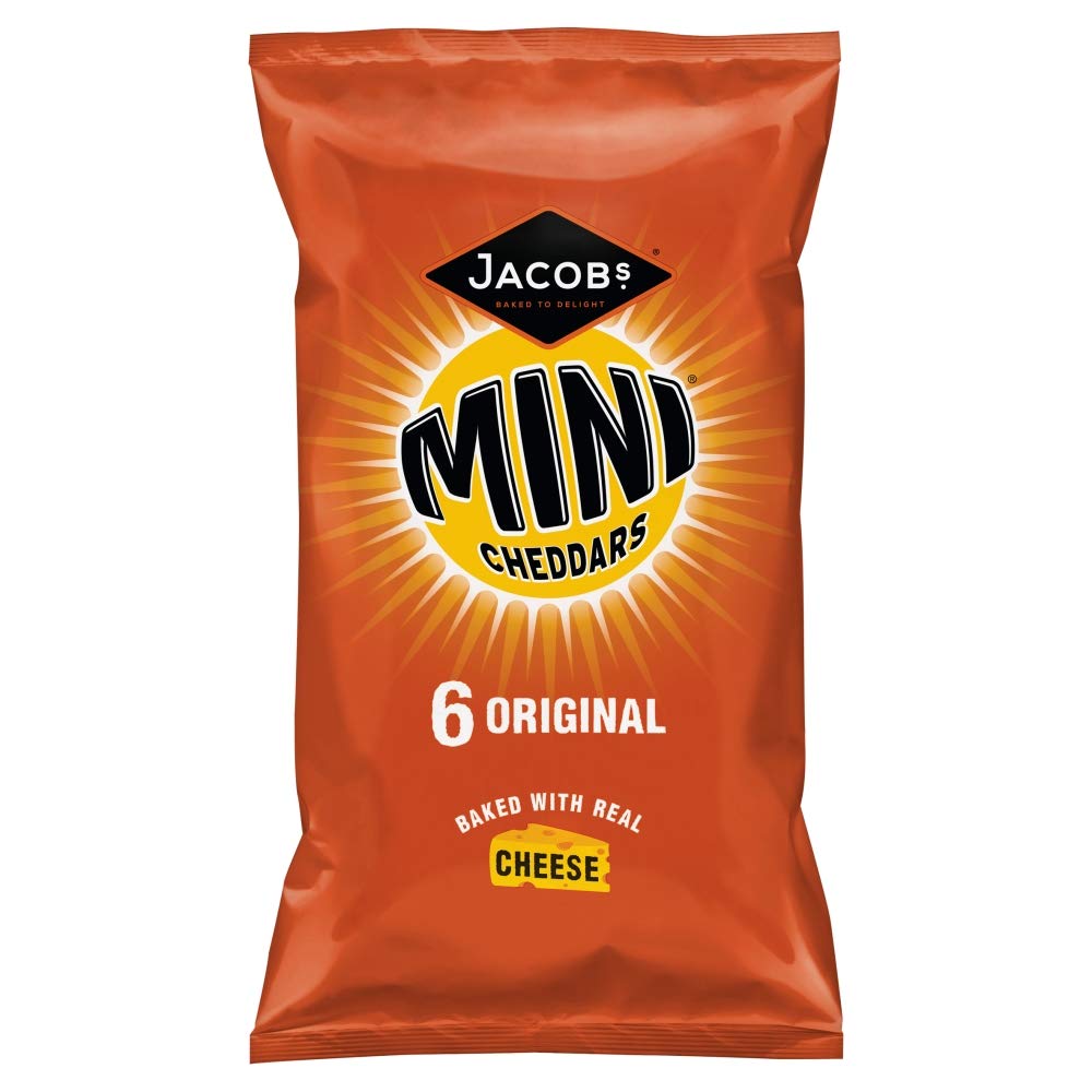 Jacob's Mini Cheddars Original Crisps, 150 g Amazon.co.uk Grocery