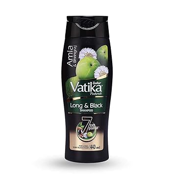 Vatika Long & Black Shampoo - Power of 7 Natural