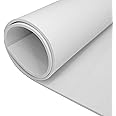 EVA Foam Roll - 4mm Thick White Craft Foam Sheets - 15" x 39" Large Cosplay Foam Sheet - Ultra High Density 86 kg/m³ - Pliable & Elastic for Craft Projects Costume Cosplay Foam - by Biguphate