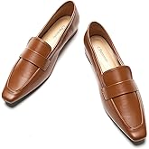 C.Paravano Women's Loafer Flat Loafers for Women Slip-on Flats Shoes Business Casual Shoe Slip-on Penny Loafers for Women