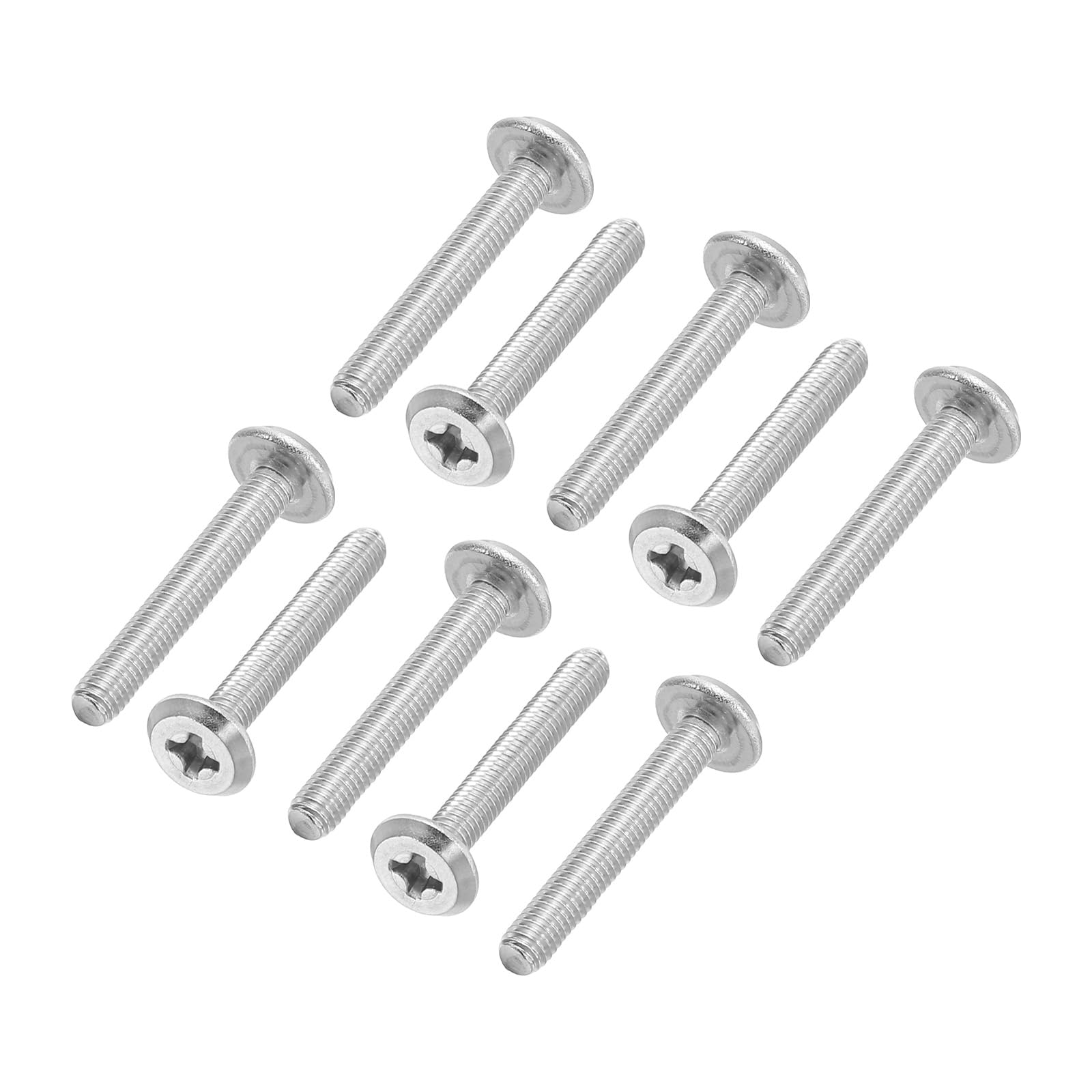 Photo 1 of PATIKIL Round Head Phillips Screws, 40 Pack M3-0.5 x 20mm 304 Stainless Steel 18-8 Full Thread, Machine Screw Furniture Screw Connector Bolts