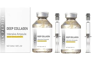 Deep Collagen Anti-Wrinkle Cream In Serum - Intensive Lifting & Tightening Facial Treatment with Silk Peptide & Collagen, Kor