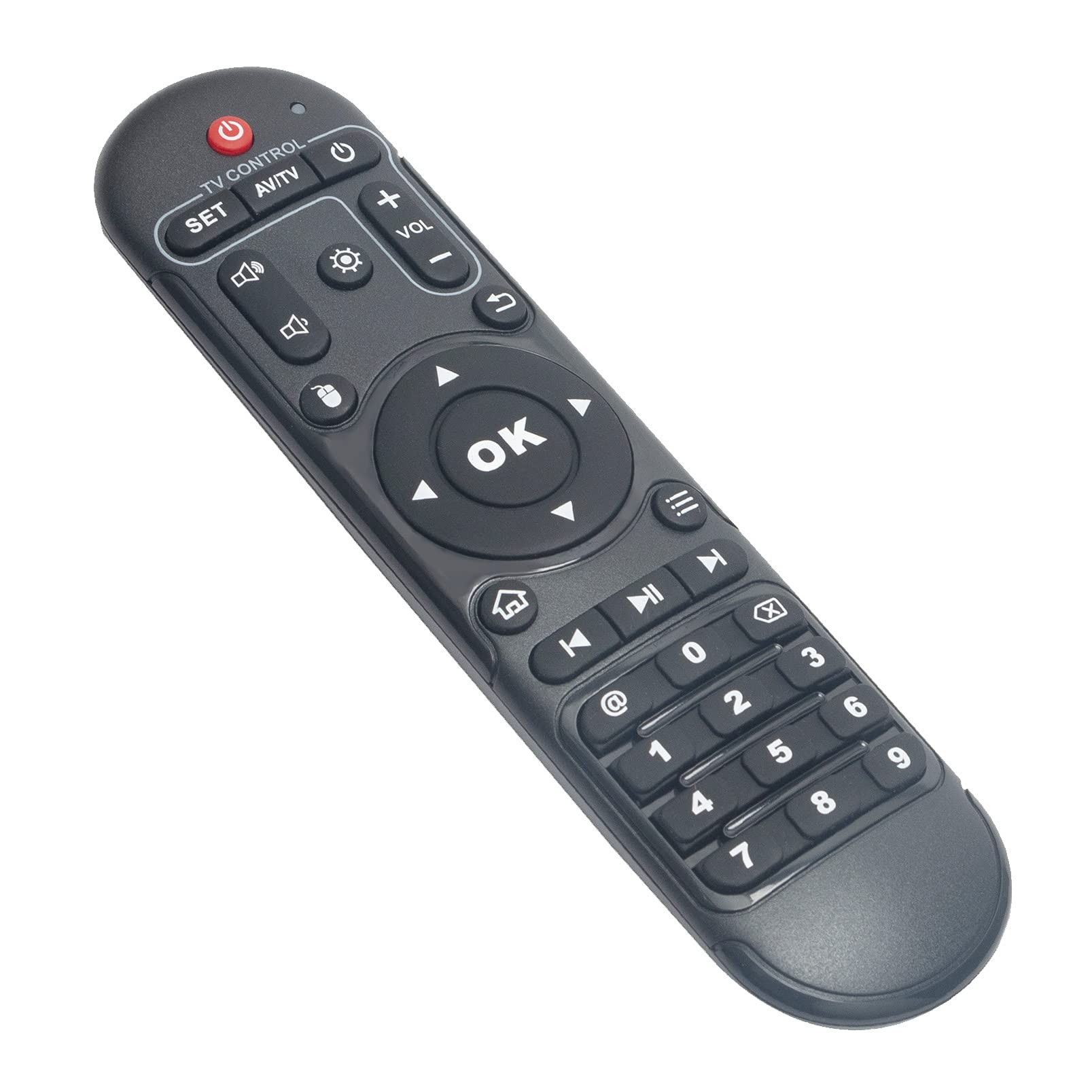 ALLIMITY X33-005 Remote Control Replace fit for MXQ TV Box MX10 T95M H96-Pro+ H96-MAX T95Q T9 T95-MINI HK1-play X96-Air MX9 H96 X96-MINI X96-MAX V88 HK1-MAX A95X-R2