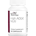 Bariatric Advantage High ADEK Multi - for Bariatric Surgery Patients - Multivitamin with Vitamins A, D, E, K & Trace Minerals - 100%+ DV of ADEK - 60 Capsules