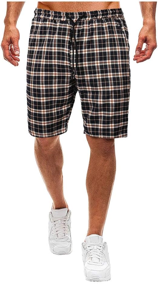 half checkered pants