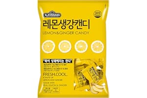 LA VOIE FOODS Korean Ginger Lemon Hard Candy 8.8oz - Sweet and Spicy Hard Ginger Candy for Regreshing Treat