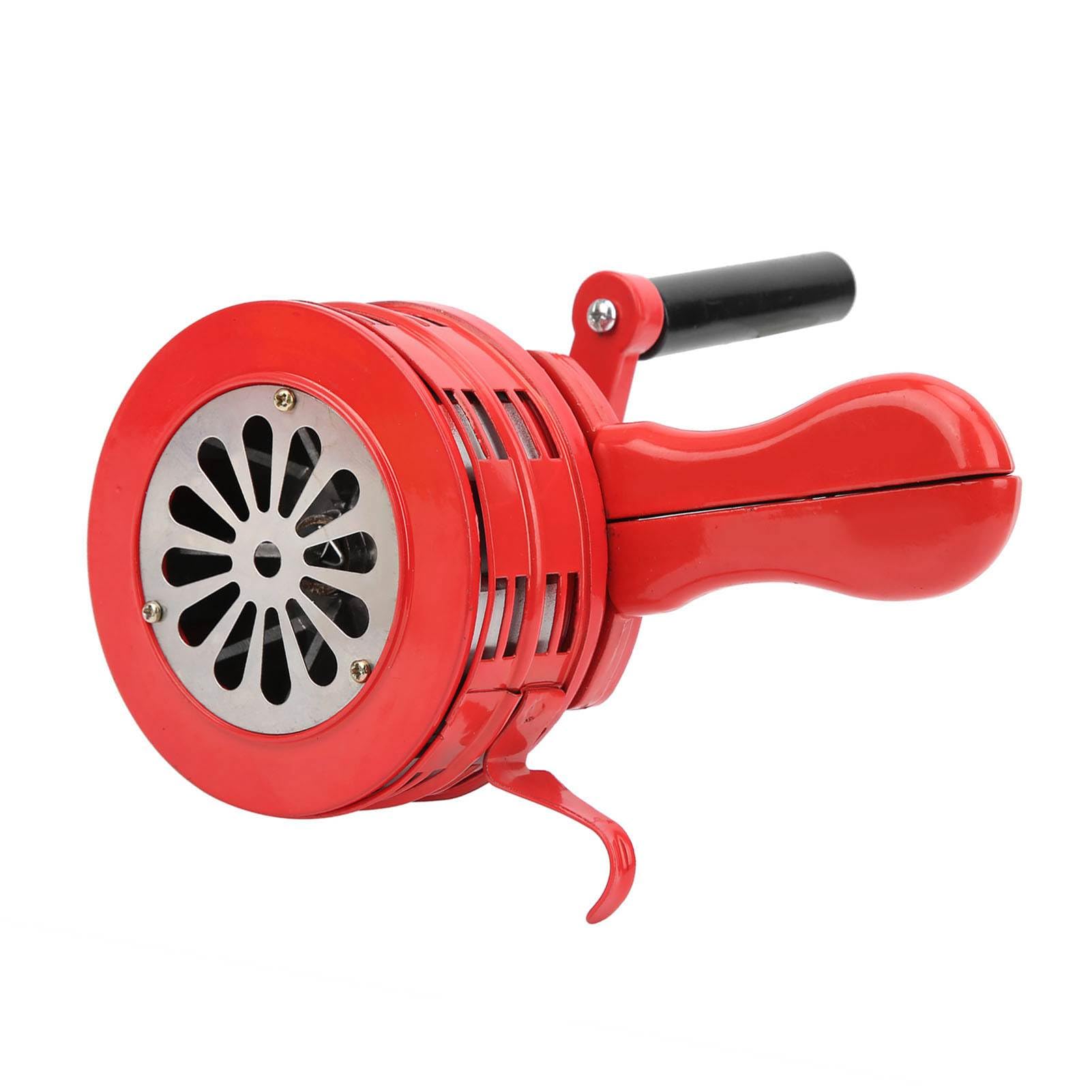 OVAQUIXI Hand Crank Emergency Siren, 120DB Manual Operated Portable Safety Alarm, Handheld Air Raid Warning Device