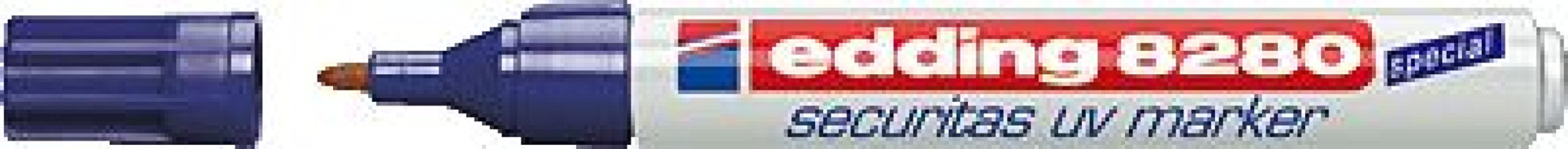 Edding 8280 securitas uv marker - colourless - 1 pen - round nib 1.5-3 mm