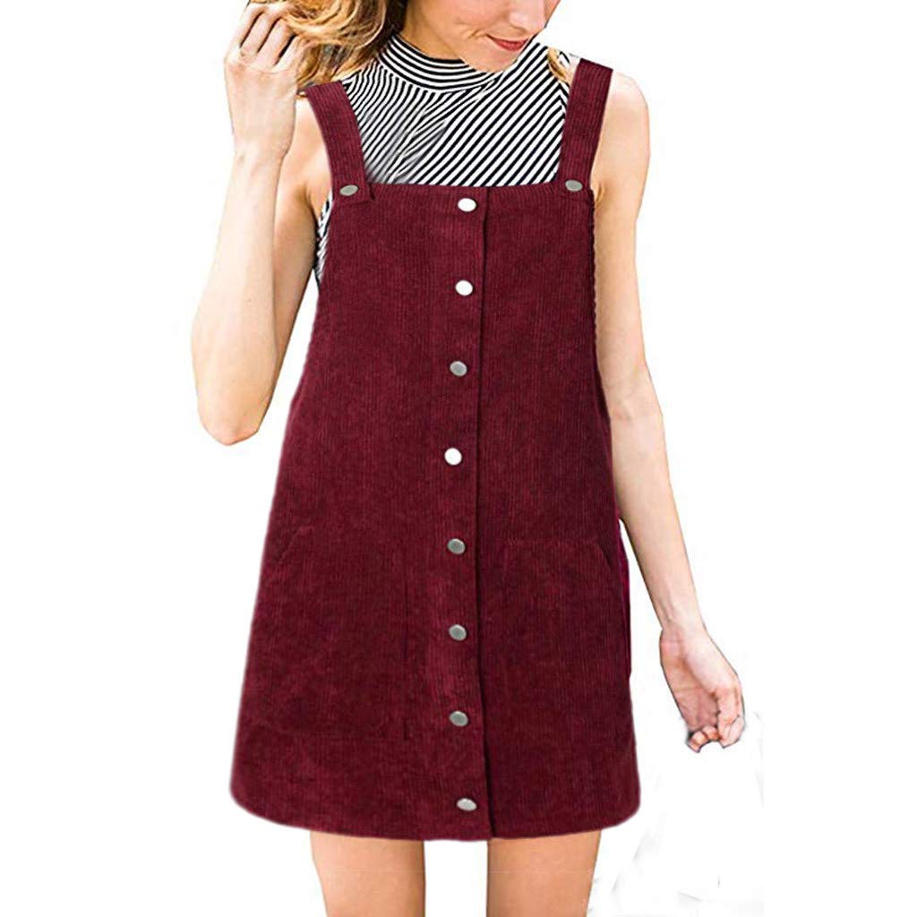 sleeveless overall pinafore sundress
