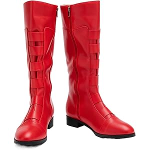 Zotixvox Men's Wide Width Cosplay Boots Ideal for Role Playing Costume Performances Halloween Events Anime Conventions Theatr