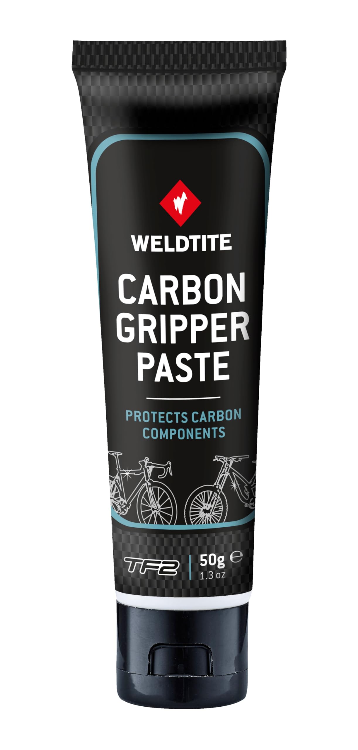 WELDTITE Carbon Gripper Assembly Paste for Bikes, Protects Carbon Components, 50 g