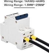 DIHOOL DZ47B-63 2P 50A DC Circuit Breaker 12-240V Arc Extinguishing DIN Rail view 6