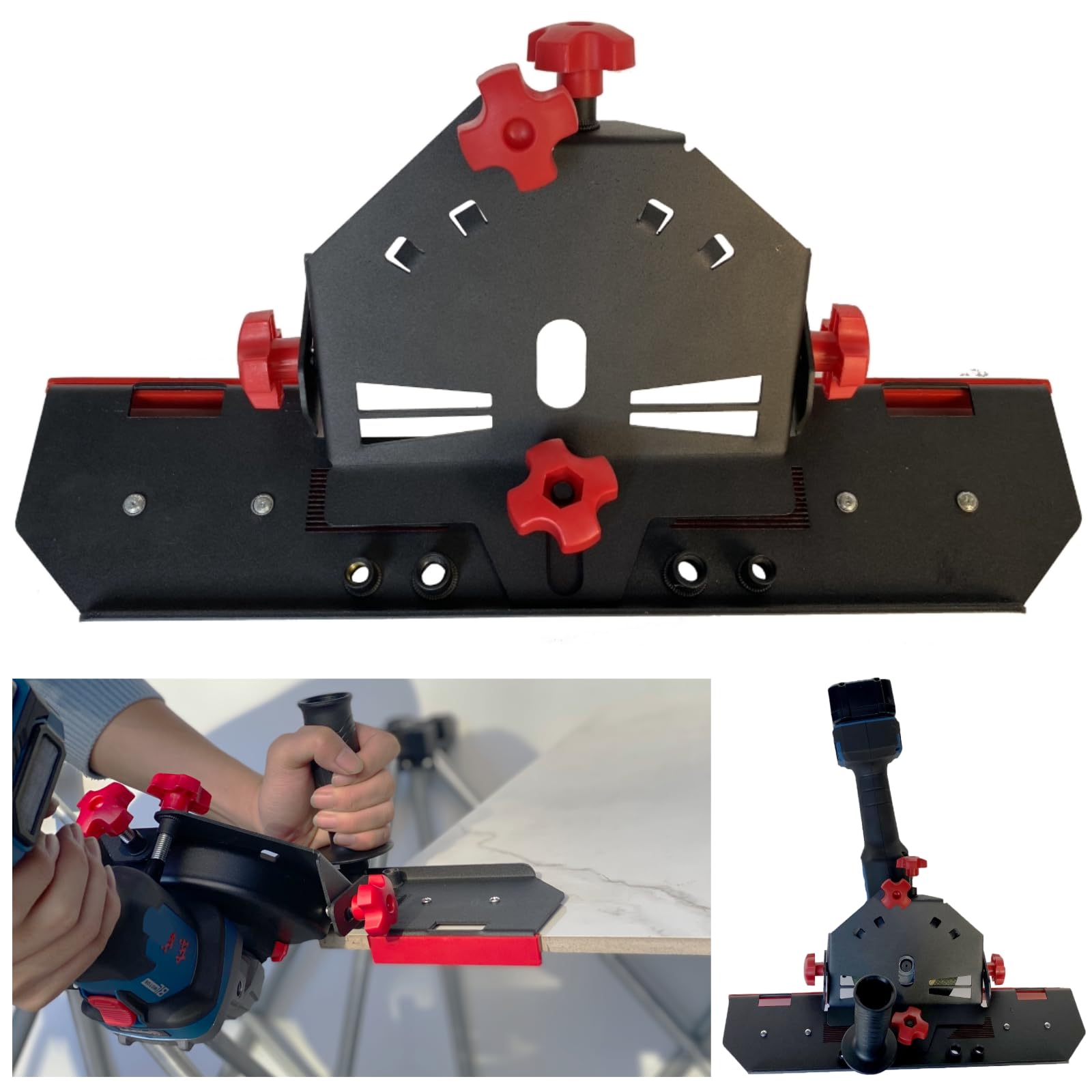 Photo 1 of 45 Degree Tile Chamfering Tool, Angle Grinder Tool for Tile Chamfering, Tile Cutting Tools for 4-1/2’’ & 5’’ Angle Grinder