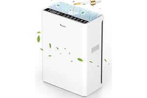VEWIOR Air Purifiers For Home Large Room Up To 2200 sqft H13 HEPA Air Purifiers Filter With Fragrance Sponge Timer Washable Filter Cover,15 DB Quiet Air Cleaner For Pets Dander Smell Smoke Pollen