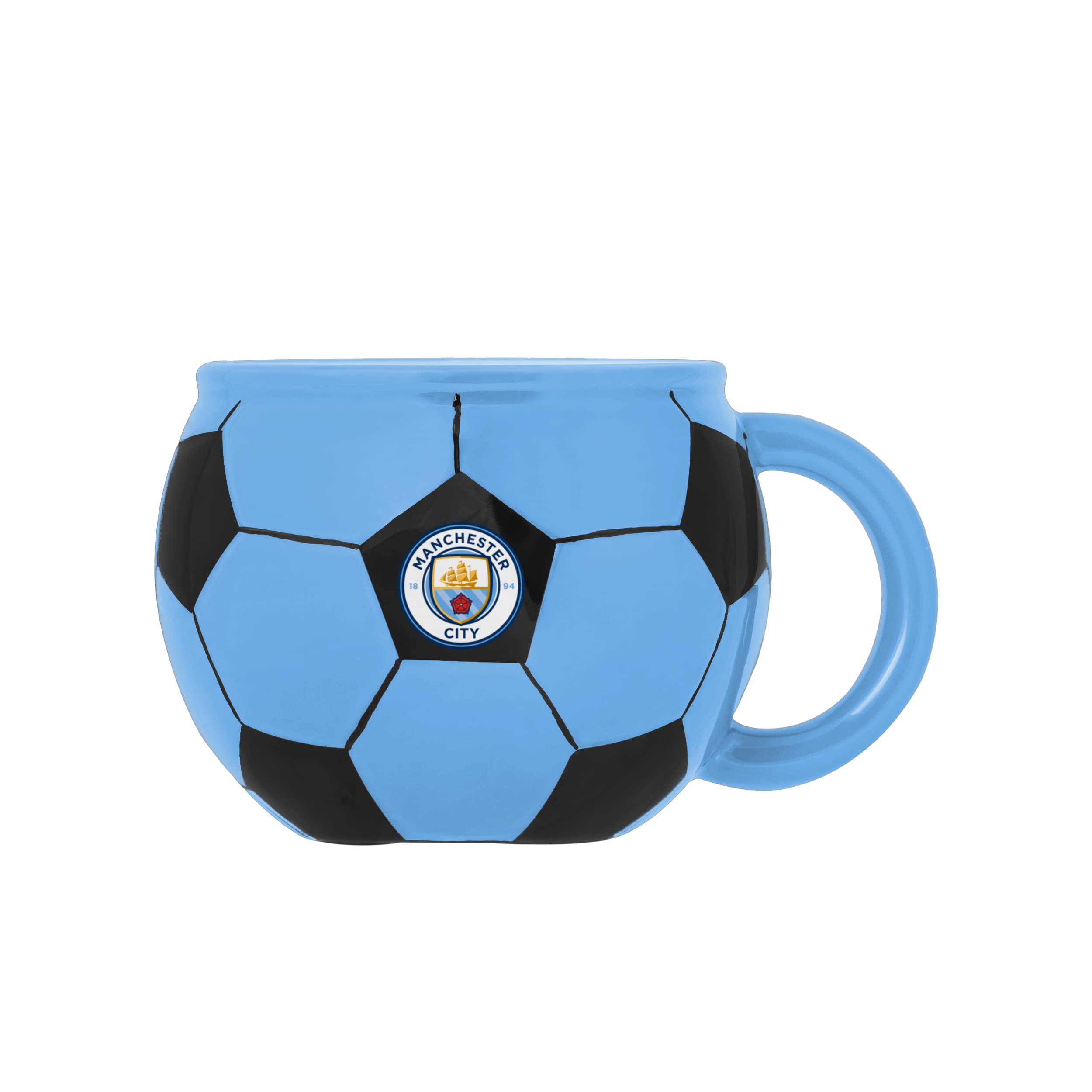 FOCO Officially Licenced Manchester City FC Sculpted Football Mug
