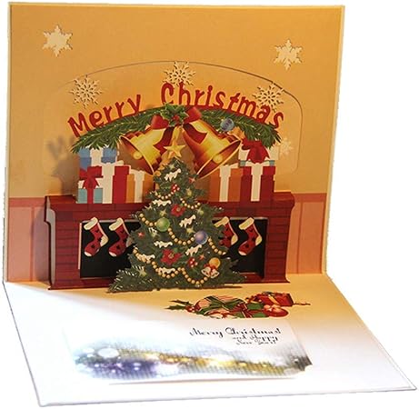 Auguri Di Natale 3d.Tomorrow Sun Shine Cartoline D Auguri Di Natale 3d Castello Di Natale Pop Up 5 Set Pack Natale Capodanno Compleanno Inverno Carte Di Vacanza 13 15 5 Centimetri Amazon It Casa E Cucina